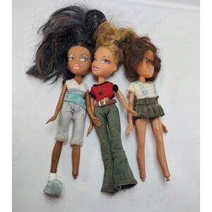 Vintage 2001 Bratz Lot Of 3 Missing Parts For Repair (PREVIOUS CUSTOM) *READ*